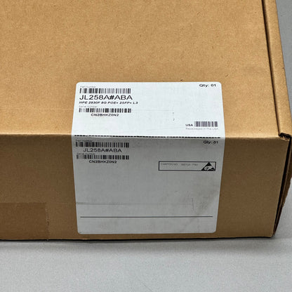 New HP Aruba HPE 2930F 8G Network Switch JL258A