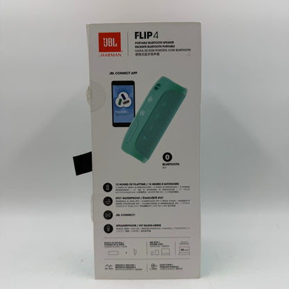 JBL Flip 4 Portable Bluetooth Party Speaker Teal JBLFLIP4A