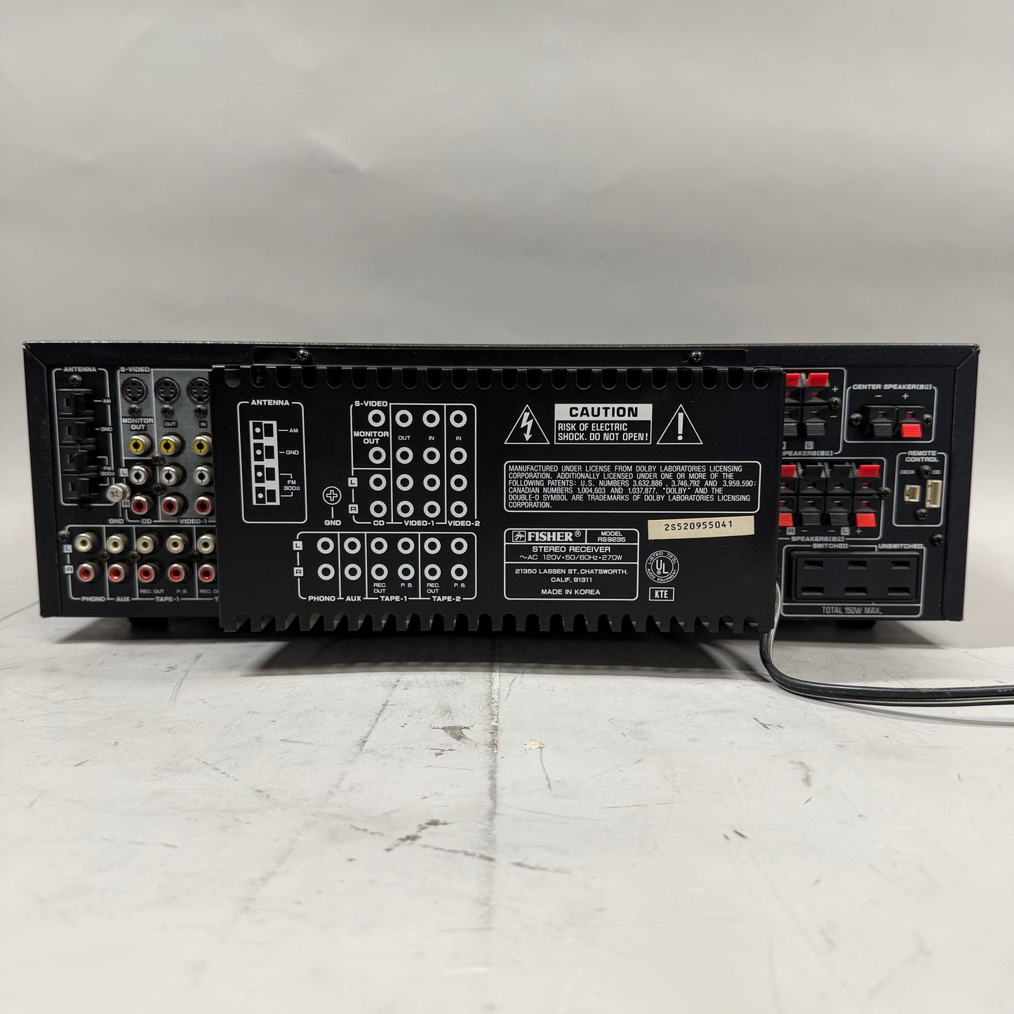 Fisher AV Surround Receiver RS9235