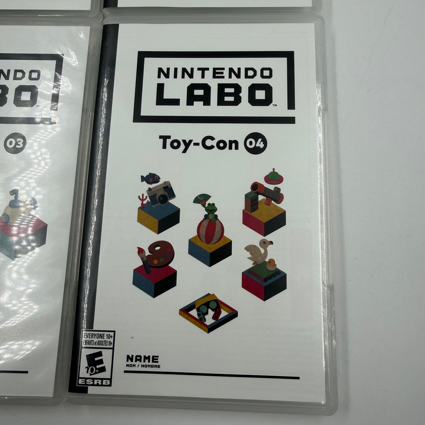 Lot of 4 Nintendo Toy-Con Labo Switch Games