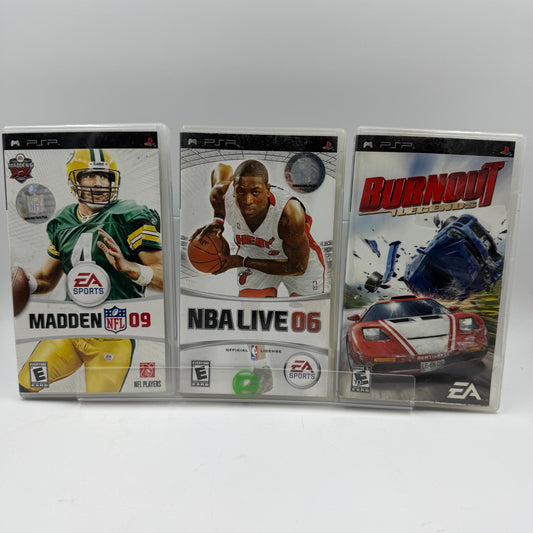 Lot of 3 PSP PlayStation Portable PSP Games