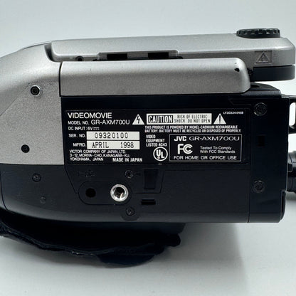 JVC Compact VHS 4K Video Camcorder GR-AXM700U
