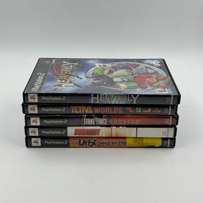 Lot of 5 Sony PlayStation 2 PS2 Games