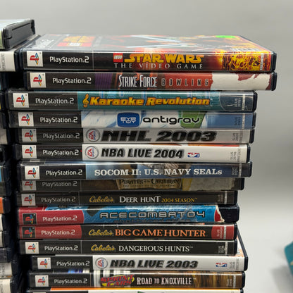 Lot of 100 Sony PlayStation 2 PS2 Games UNTESTED