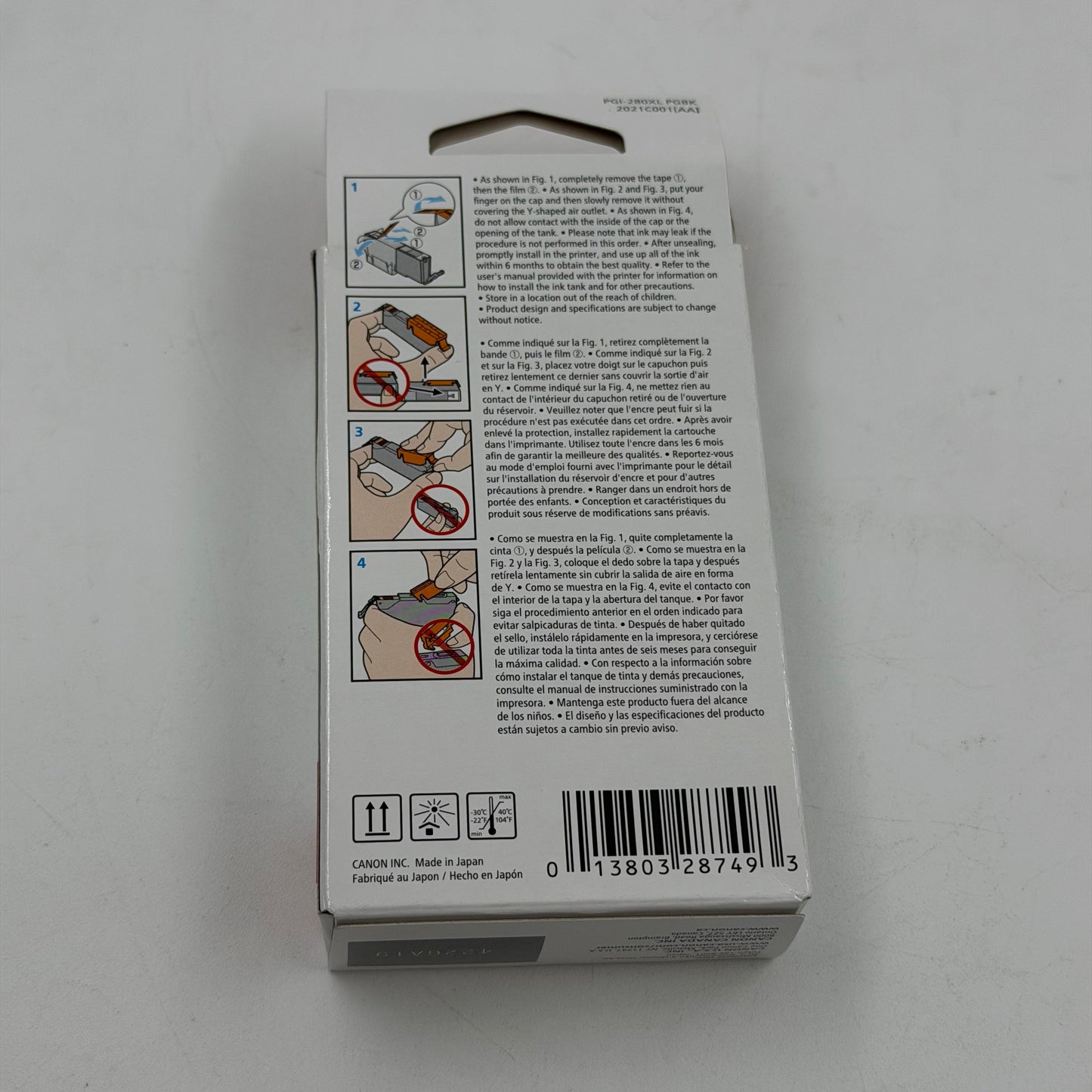 New Canon PIXMA Ink Cartridge 250 PGBK XL