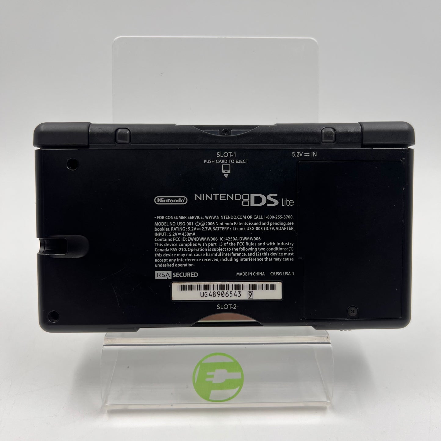 Nintendo DS Lite Handheld Game Console USG-001 Black