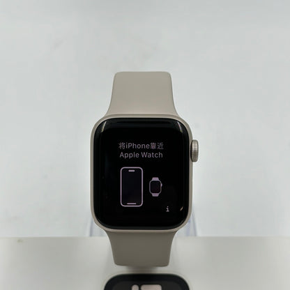 GPS Only Apple Watch Series 8 45MM Starlight Aluminum Sports Band MNUP3LL/A