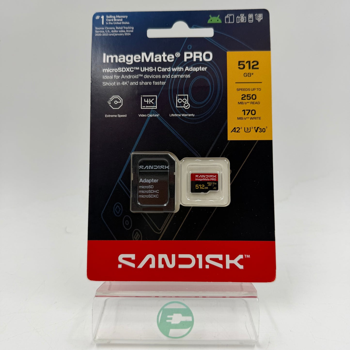 SanDisk Micro SSD ImageMate PRO 512GB microSDXC SSD SDSQXBJ-512G-AWGKA