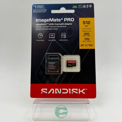 SanDisk Micro SSD ImageMate PRO 512GB microSDXC SSD SDSQXBJ-512G-AWGKA
