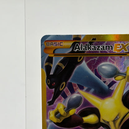 Pokémon TCG Fates Collide Alakazam EX 125/124 Holo English