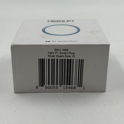 WUZUTECH Herz P1 Smart Ring Silver Spark Size 10