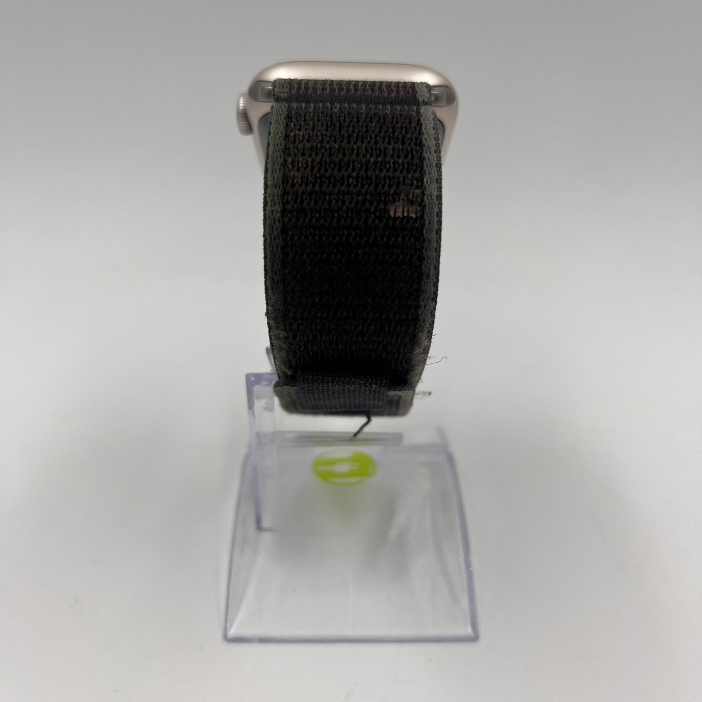 GPS Only Apple Watch Series 8 45MM Silver Aluminum Beige Nylon Band MNUQ3LL/A