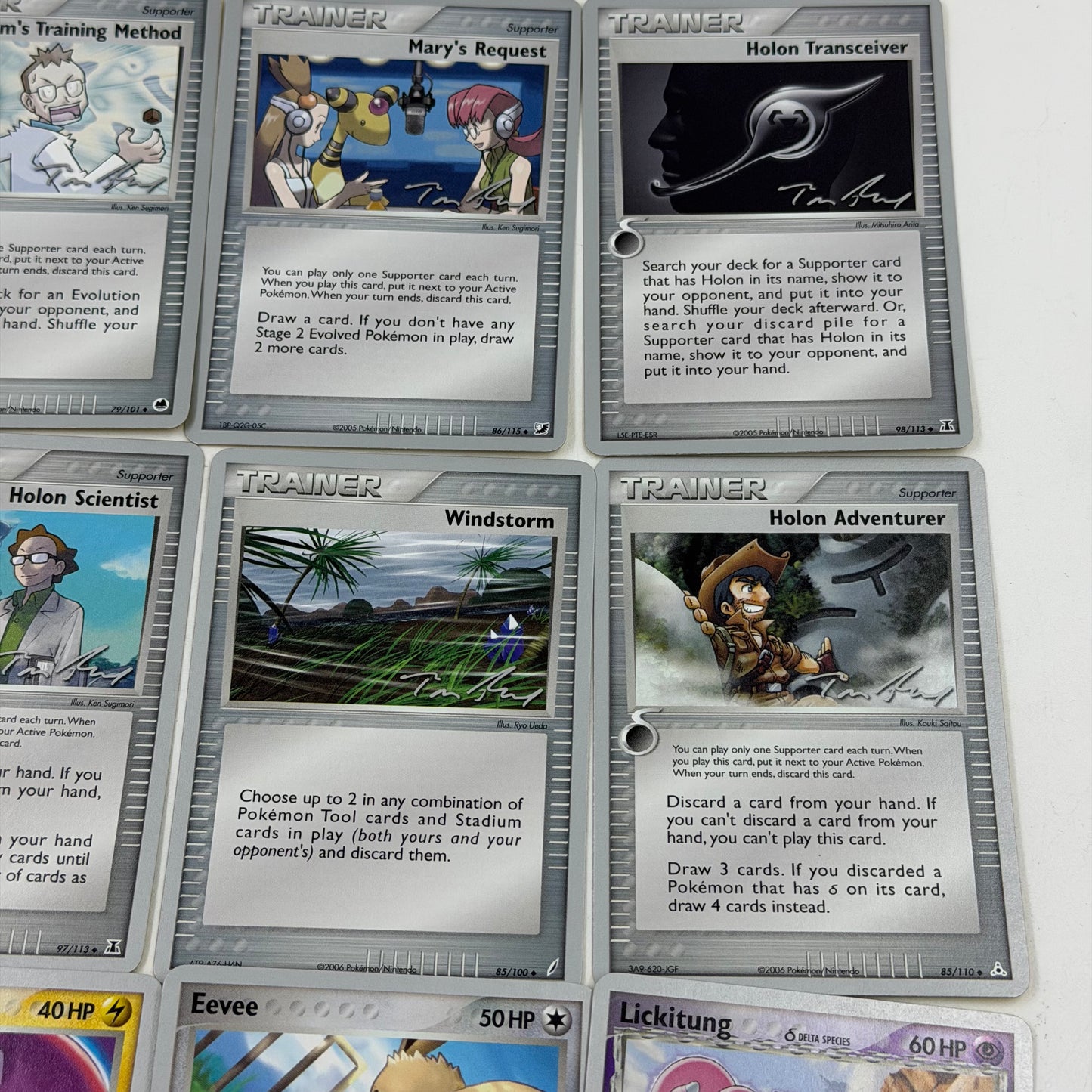 Pokemon TCG 17 Tom Roos World Championship Card Bundle 
