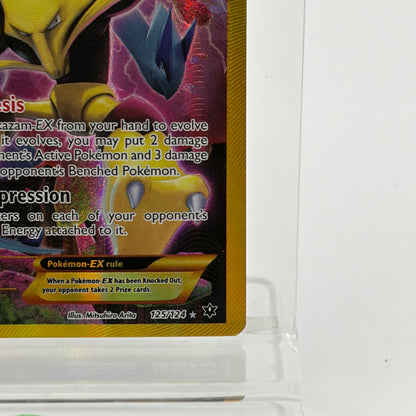 Pokémon TCG Fates Collide Alakazam EX 125/124 Holo English