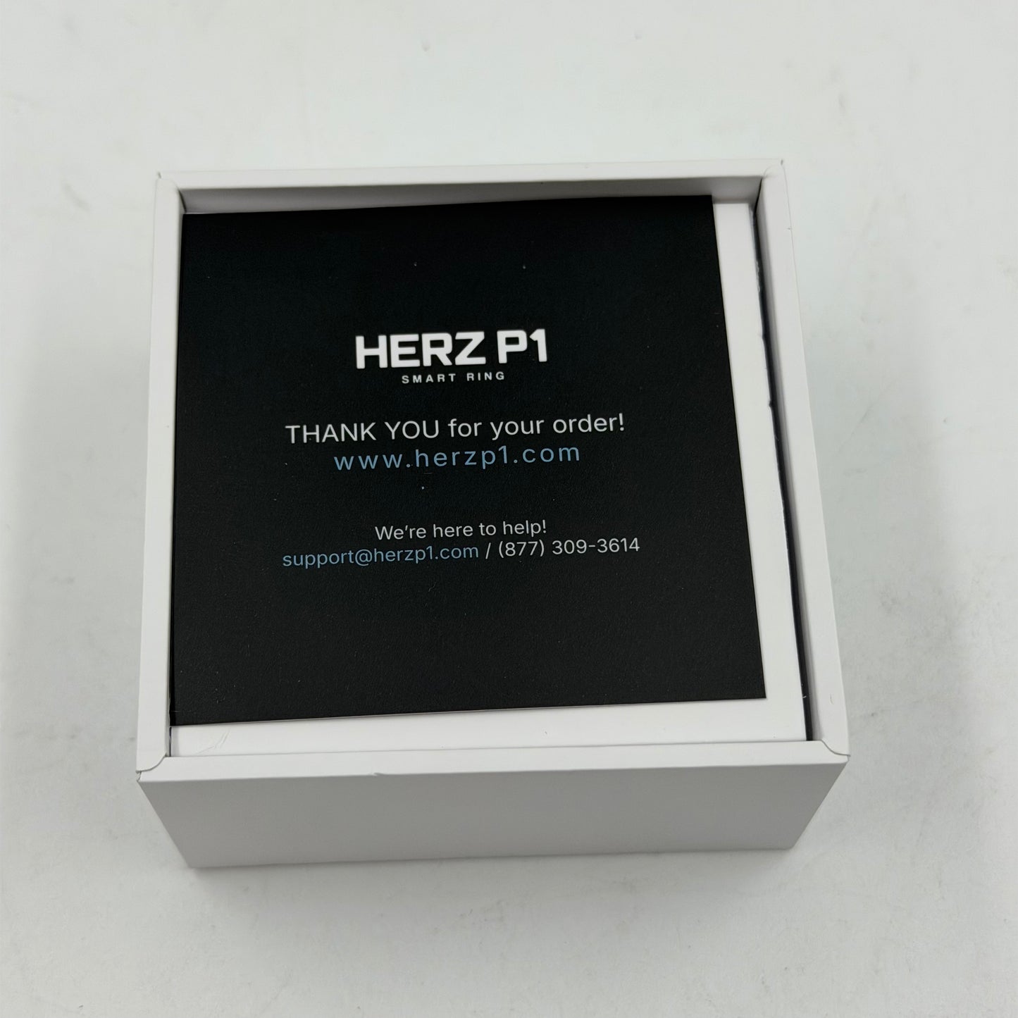 WUZUTECH Herz P1 Smart Ring Midnight Black Size 11
