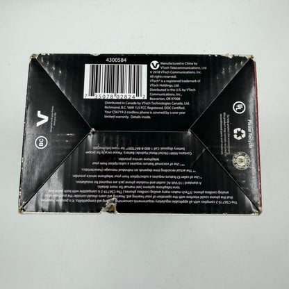 New Vtech 2 Handset Cordless Phone System Wired CS6719-2