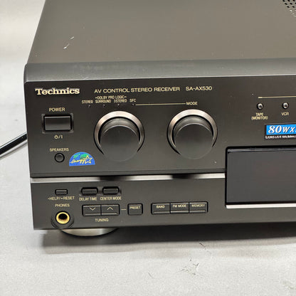 Technics SA-AX530 AV Control Stereo Receiver