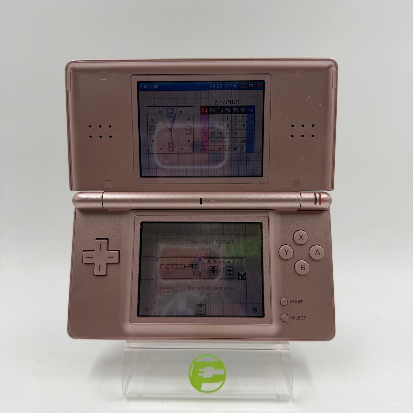 Nintendo DS Lite Handheld Game Console USG-USA-1 Pink