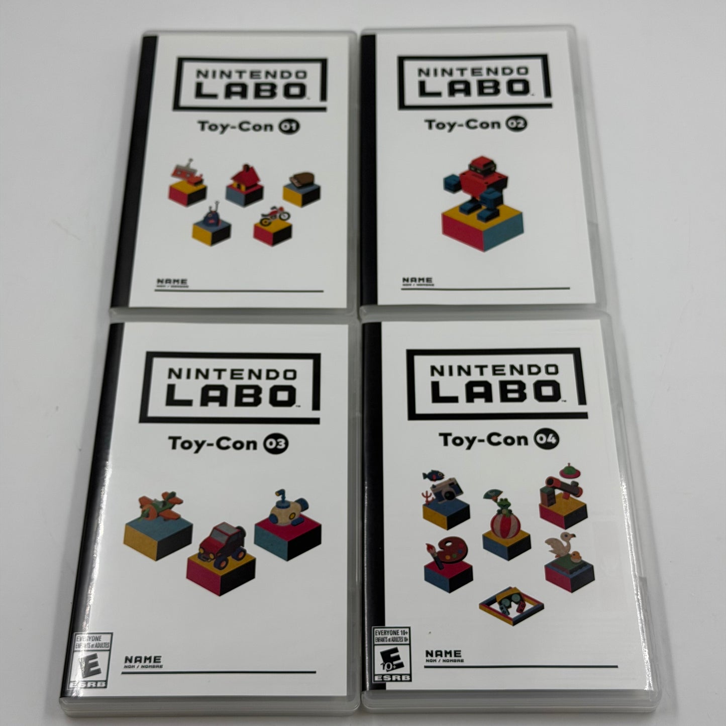 Lot of 4 Nintendo Toy-Con Labo Switch Games