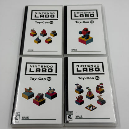 Lot of 4 Nintendo Toy-Con Labo Switch Games