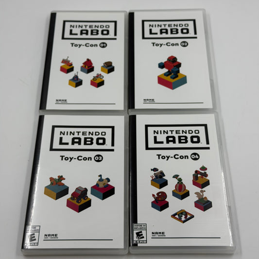 Lot of 4 Nintendo Toy-Con Labo Switch Games