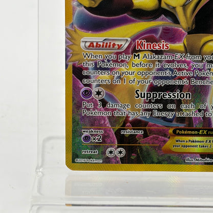 Pokémon TCG Fates Collide Alakazam EX 125/124 Holo English