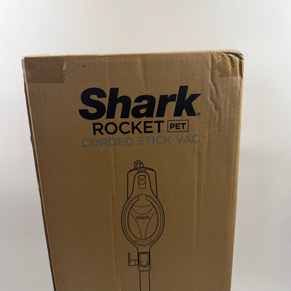 New Shark Rocket Pet Bagless Corded Smart Vacuum Cleaner Black HV301