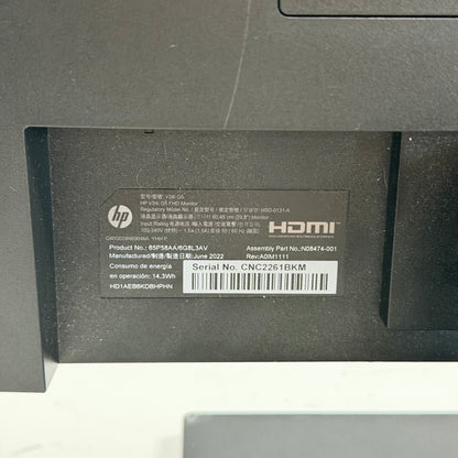 HP 24" V24I G5 FHD LCD IPS Business Monitor