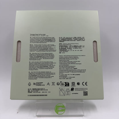 Factory Unlocked Google Pixel 10 Pro Fold 256GB Jade