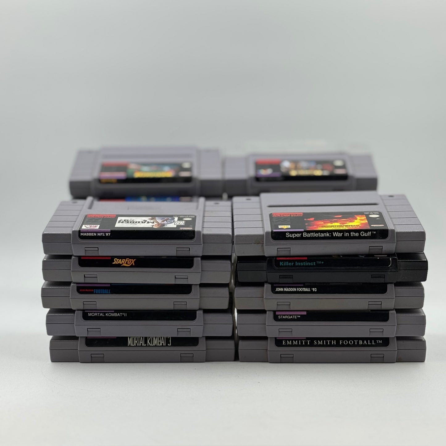 Lot of 22 Super Nintendo SNES Games