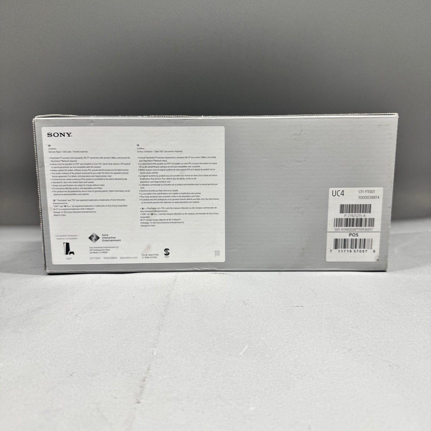 Sony portal CFI-Y1001 Handheld Game System White