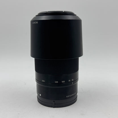 Sony E 55-210mm f/4.5-6.3/55-210 OSS E-Mount Optical Steady Shot Auto Lens