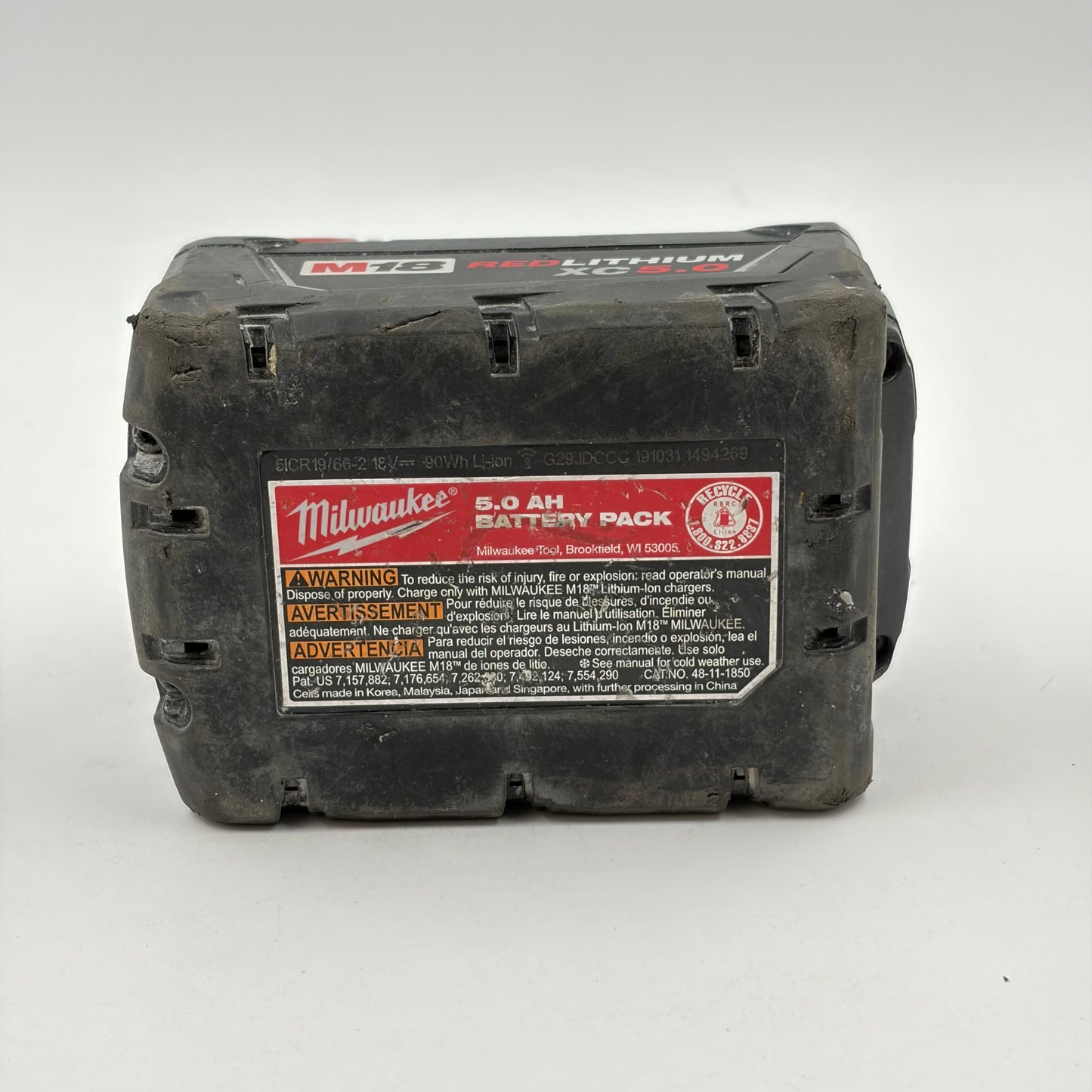 Milwaukee 48-11-1850 M18 18V Battery