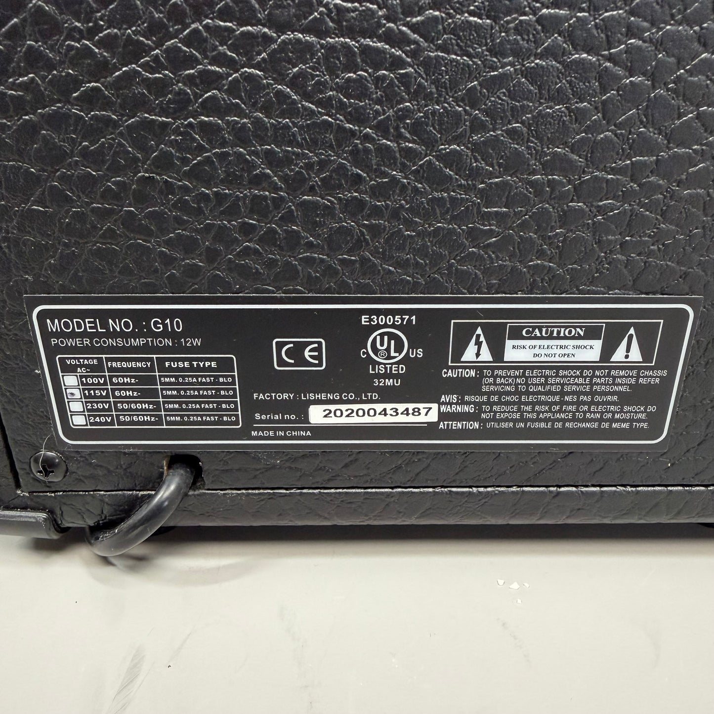 Rouge G10 Amplifier E300571