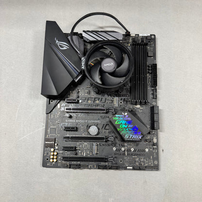 ASUS ROG STRIX B450-F Motherboard CPU GPU Combo AM4 ATX