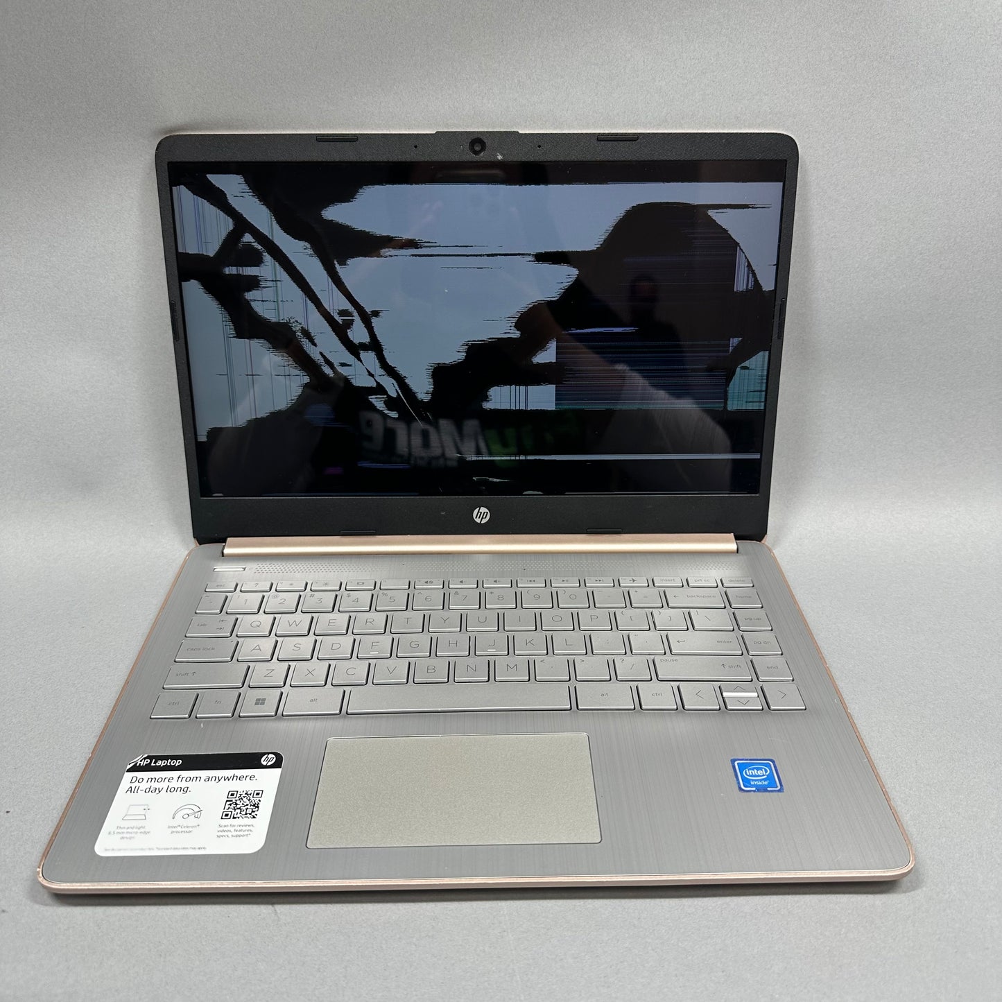 Parts Only Dell HD Notebook 14-dq0070nr 14" Intel Celeron N4020 1.1GHz 4GB RAM 64GB SSD Intel UHD Graphics