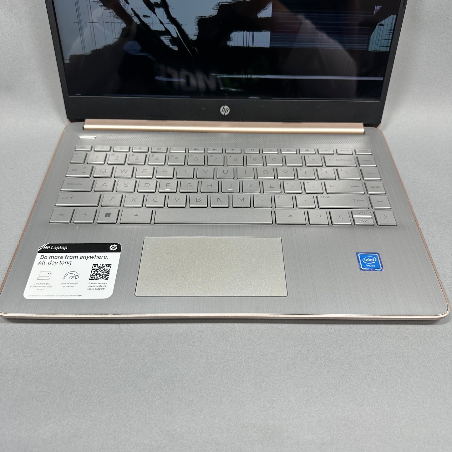 Parts Only Dell HD Notebook 14-dq0070nr 14" Intel Celeron N4020 1.1GHz 4GB RAM 64GB SSD Intel UHD Graphics