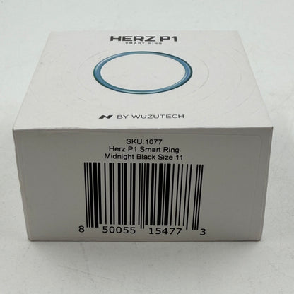 WUZUTECH Herz P1 Smart Ring Midnight Black Size 11