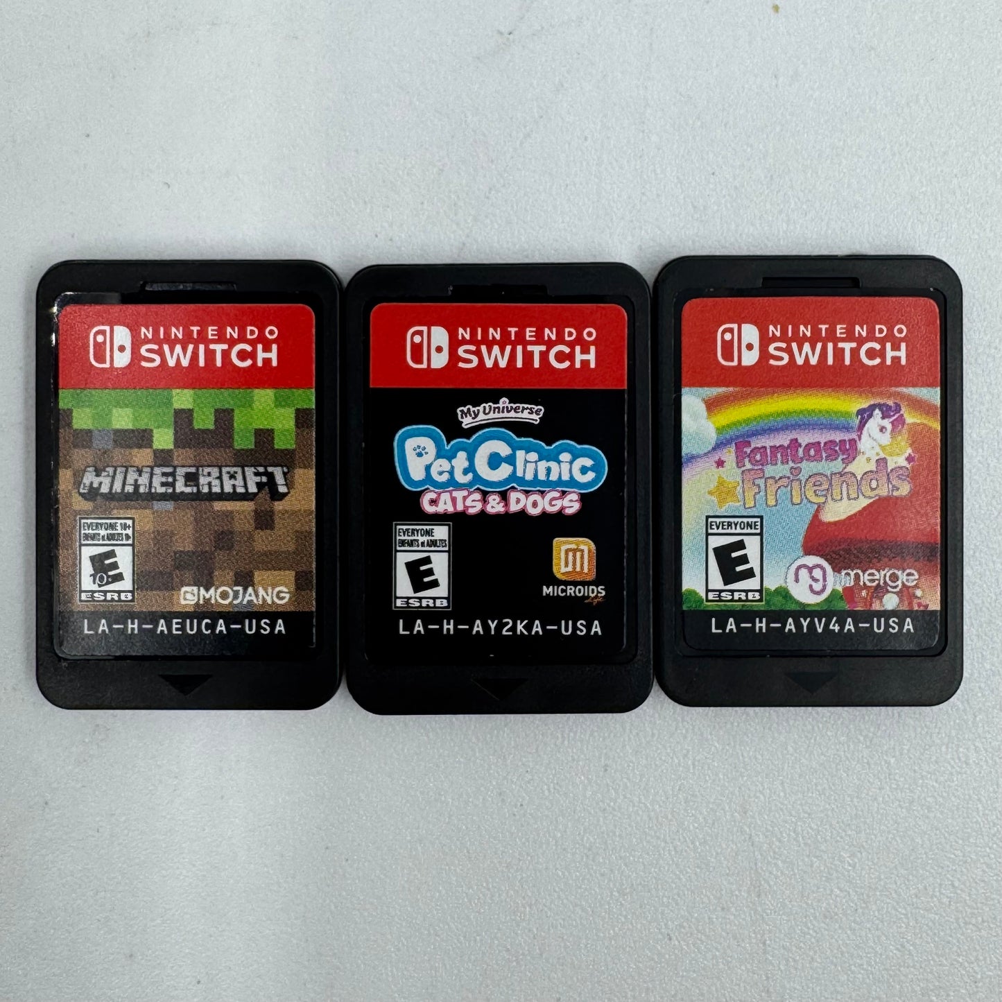 Lot of 3 Nintendo Switch Games