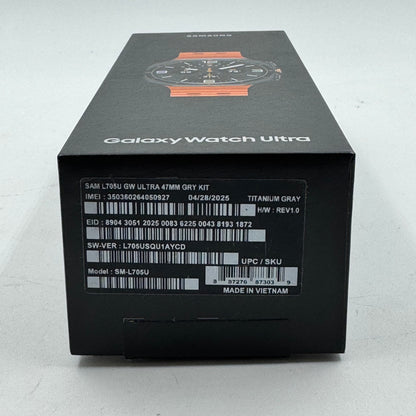 Unlocked Samsung Galaxy Watch Ultra Titanium Smartwatch SM-L705U