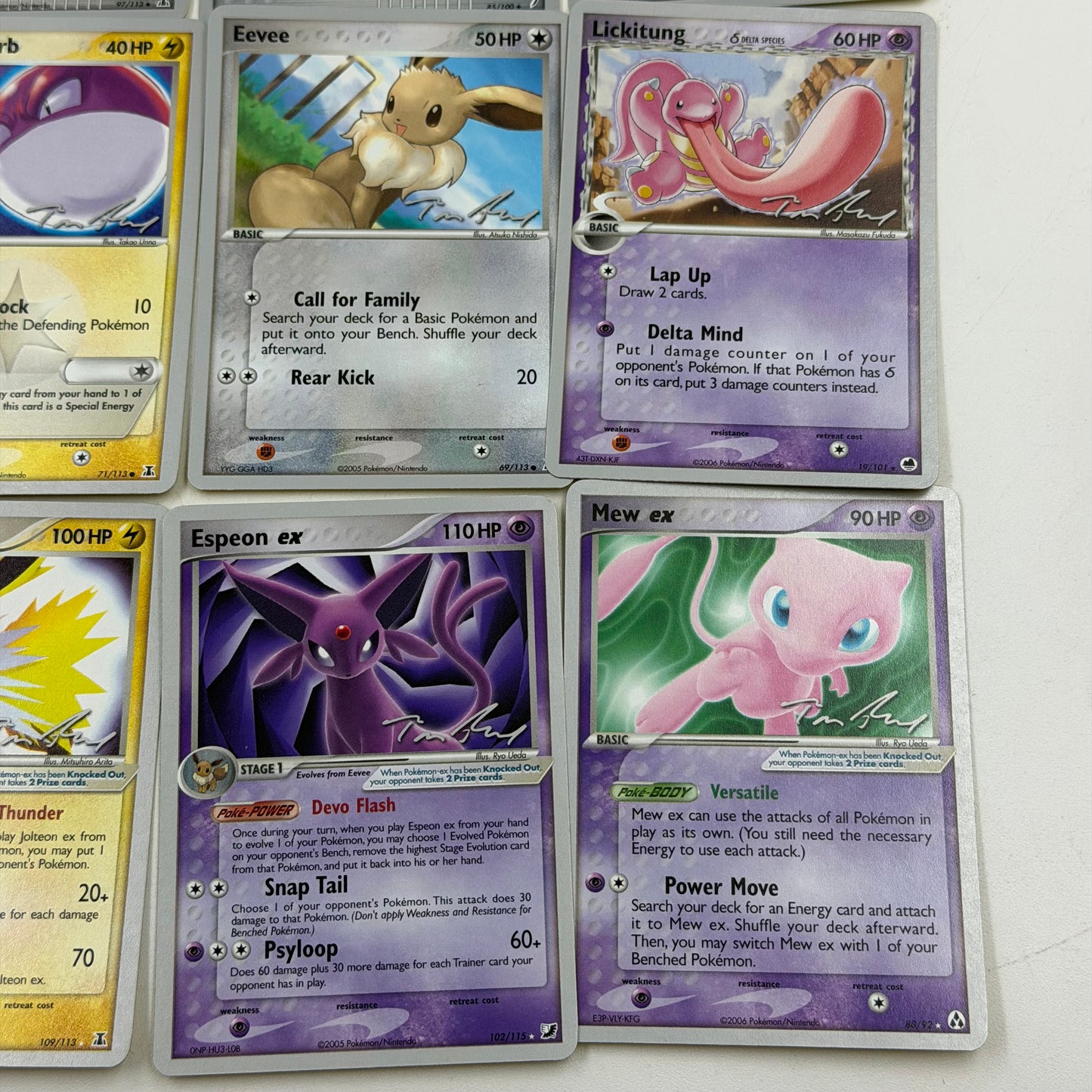 Pokemon TCG 17 Tom Roos World Championship Card Bundle 