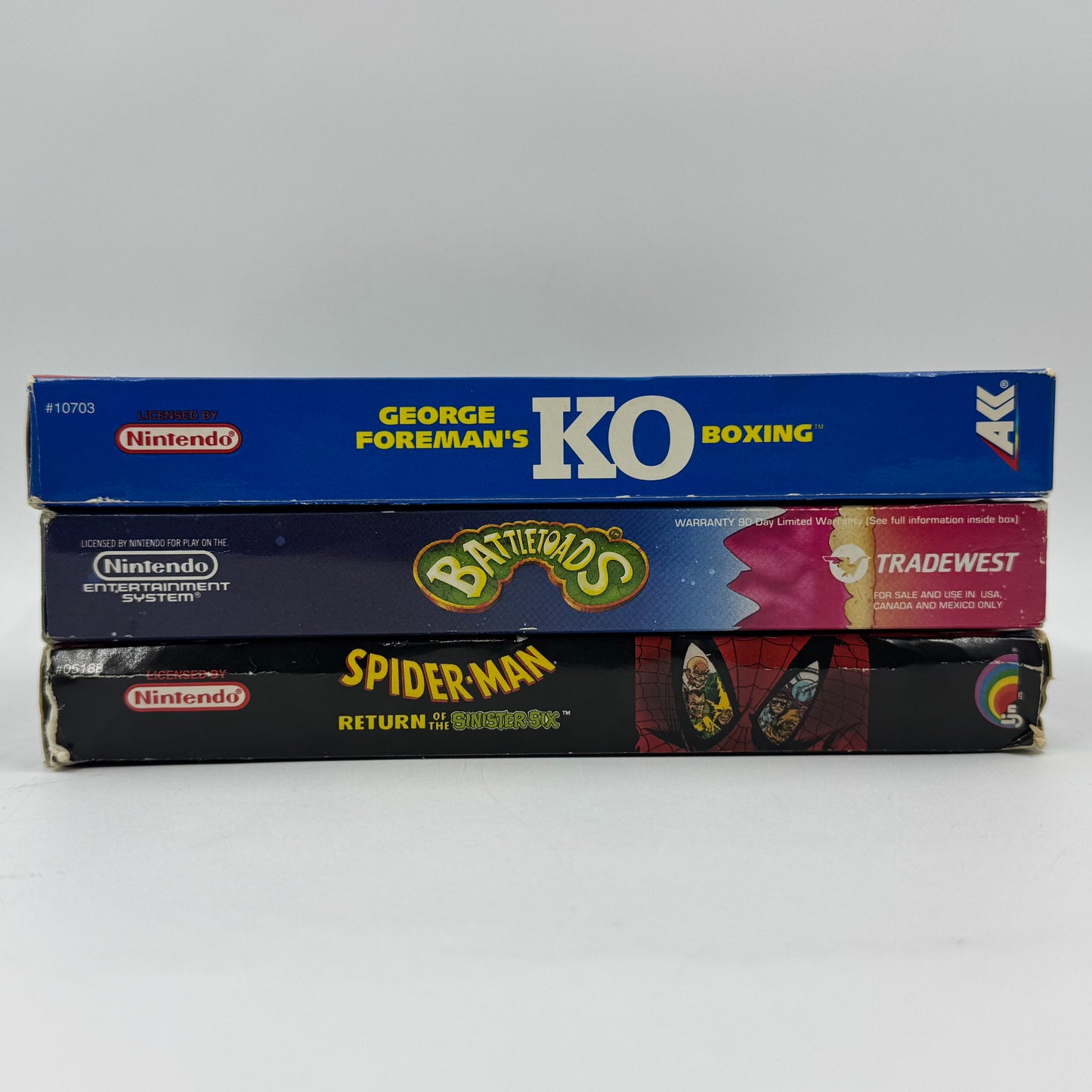 Lot of 3 Nintendo NES Games