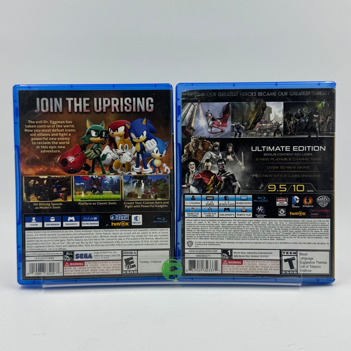 Lot of 2 Sony PlayStation 4 Games