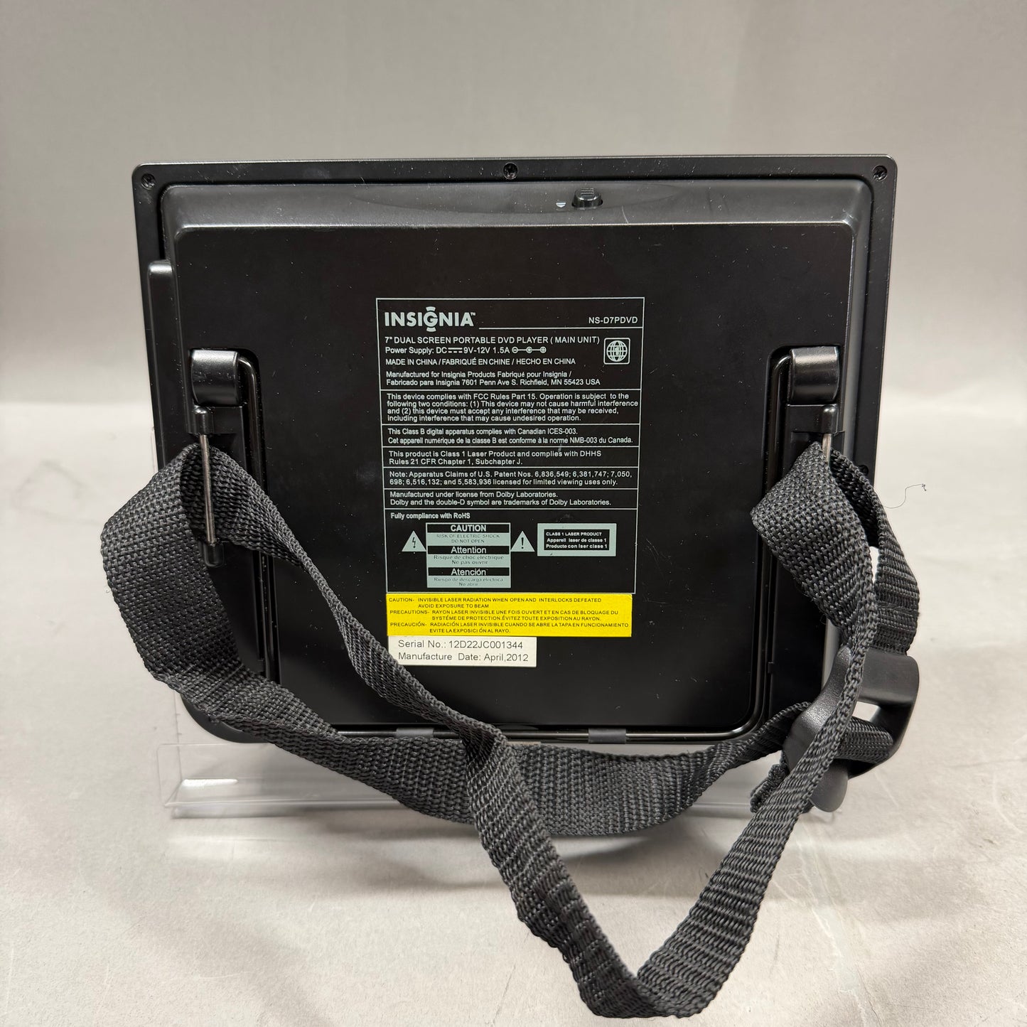 Insignia Portable DVD Player Wired NS-D7PDVD