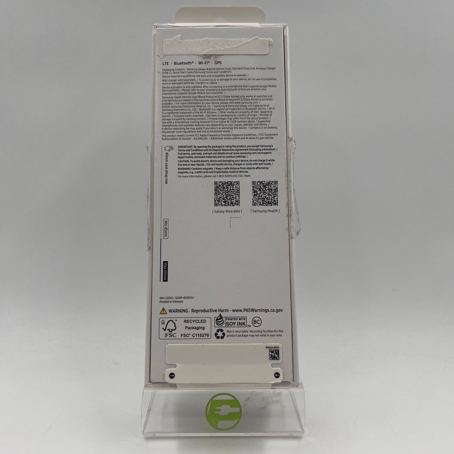 Unlocked Samsung Galaxy Watch8 Armor Aluminum SM-L325U