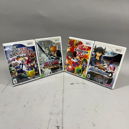 Anime Games Wii Bundle Lot of 4 Nintendo Wii Games