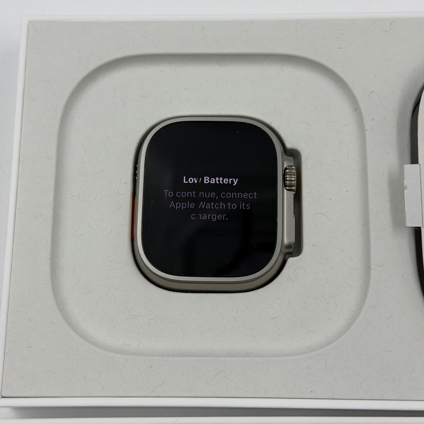 Unlocked Apple Watch Ultra 3 49MM Natural Titanium Blue Alpine Loop MEWK4LW/A