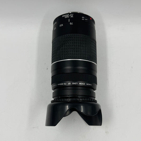 Canon EF 75-300mm f/4-5.6 IIIAuto & Manual Lens, Motorized Lens