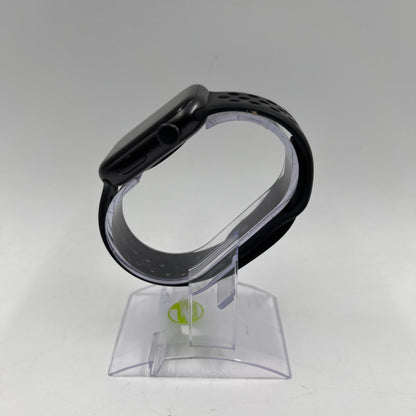 GPS Only Apple Watch SE 1st Gen 44MM Black Aluminum Black Nike Sport Band