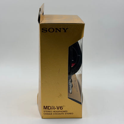 Sony V6 Studio Wired Stereo Headphones Black MDR-V6
